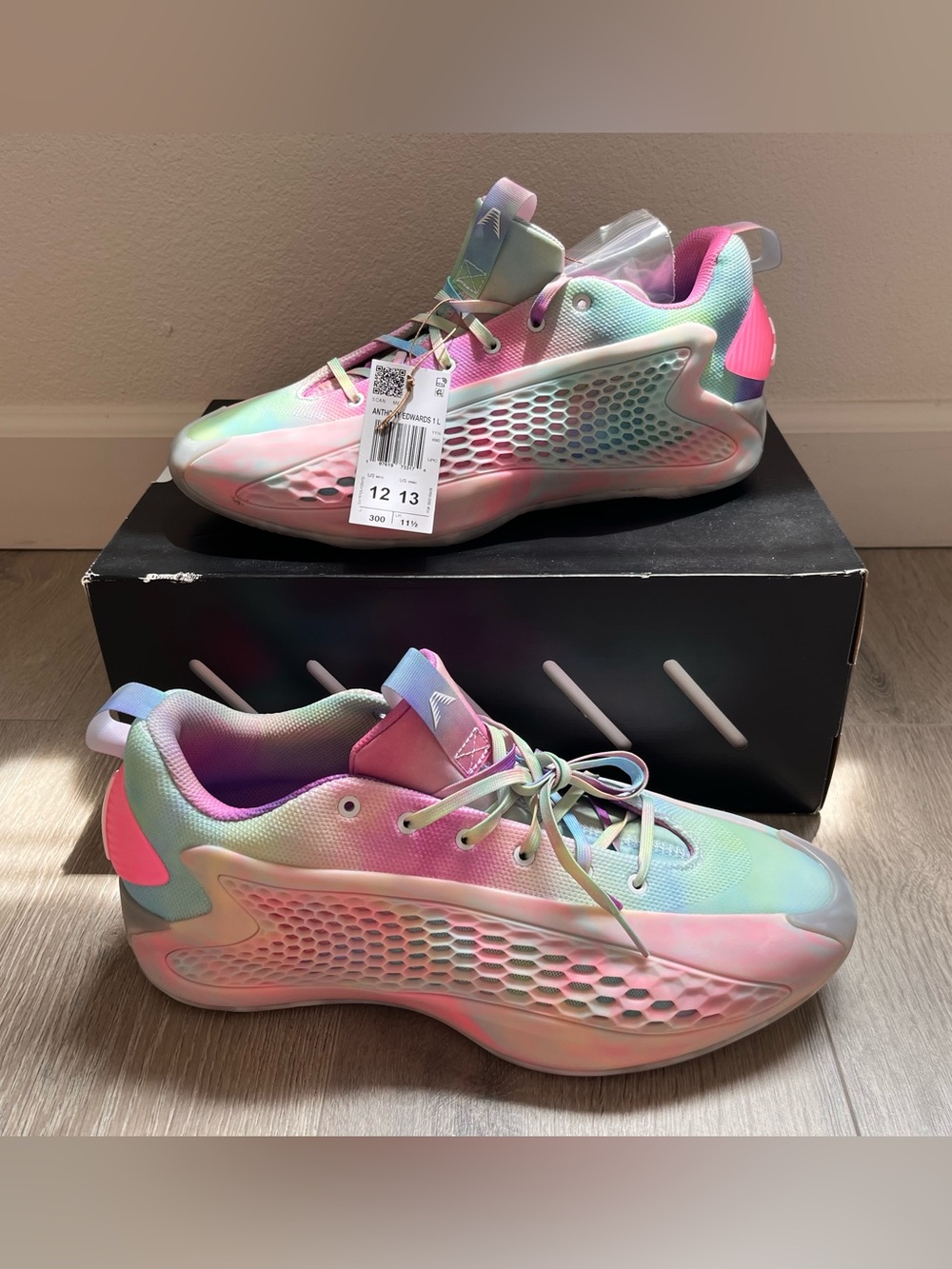 Adidas AE 1 Low 'Slime/Tie-Dye' (Anthony Edwards 1) - Picture 2 of 6